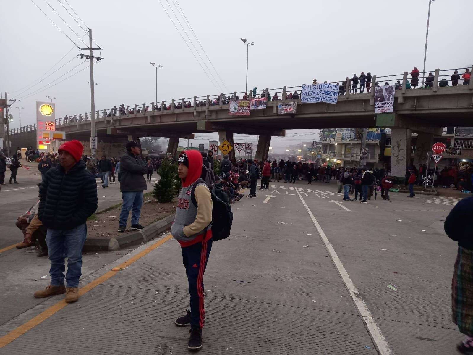 Carreteras bloqueadas