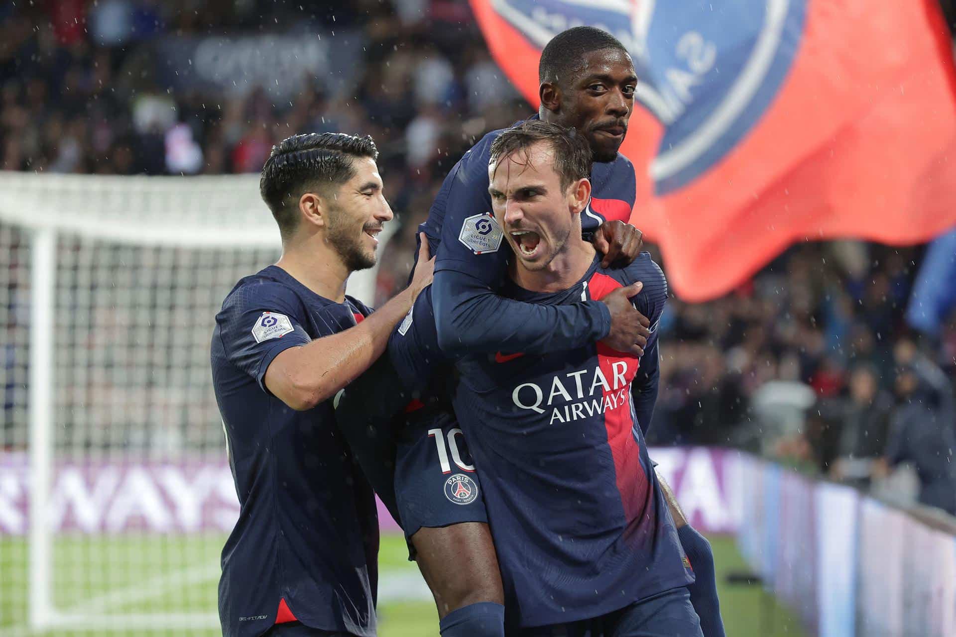 PSG venció 3-0 al Racing de Estrasburgo en la Ligue 1