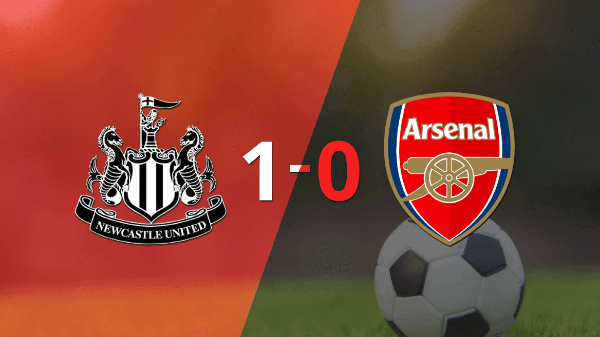 Newcastle United venció por la mínima a Arsenal
