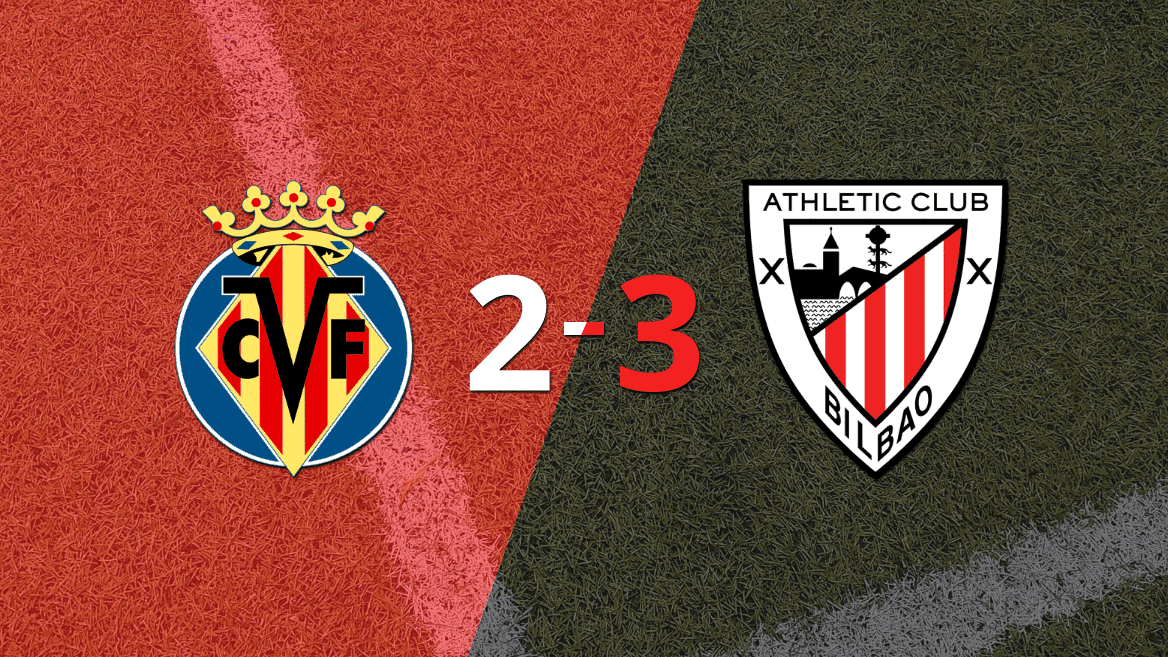 Athletic Bilbao derrotó 3-2 a Villarreal en un partidazo