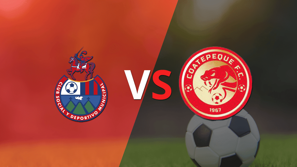 Municipal golea a Dep. Coatepeque en el estadio Manuel Felipe Carrera