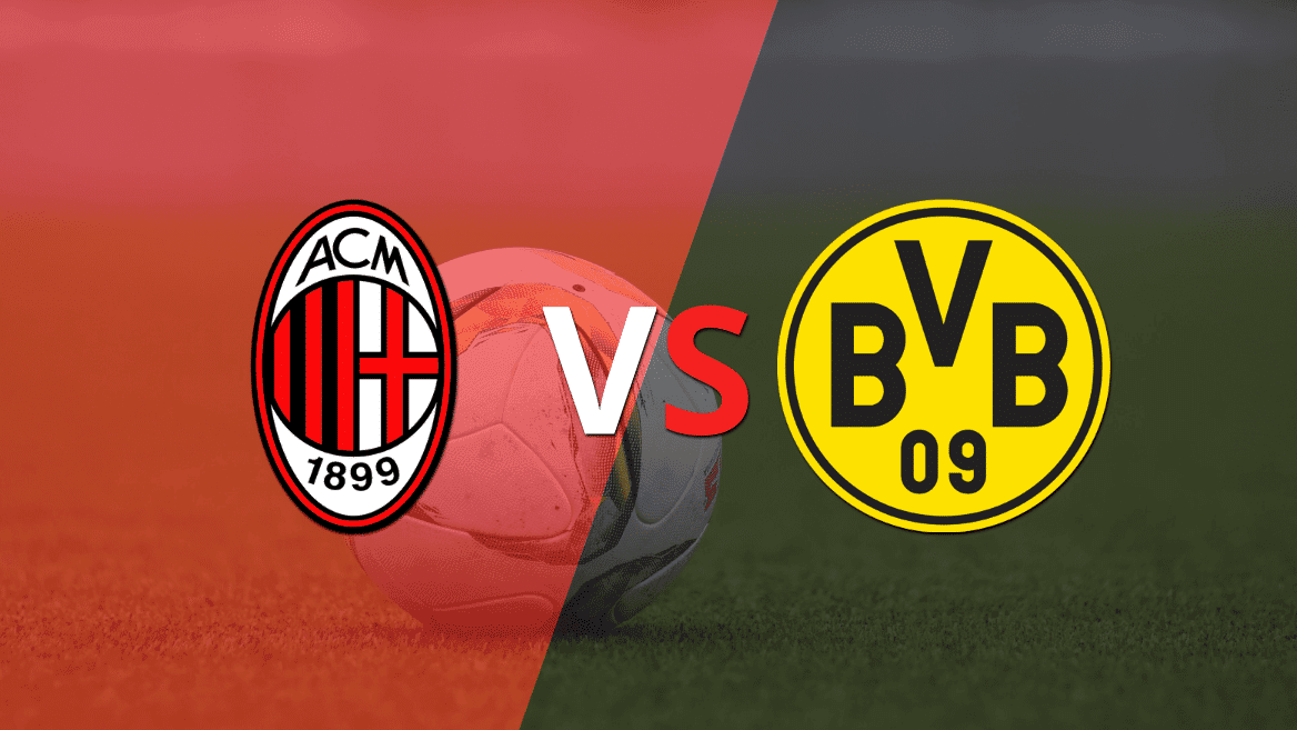 Segundo gol de Borussia Dortmund, que le gana a Milan por 2 a 1