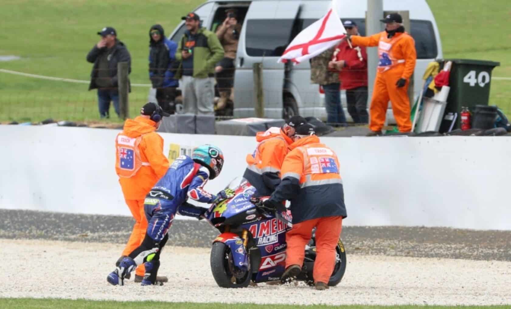 grave accidente en el GP de Malasia