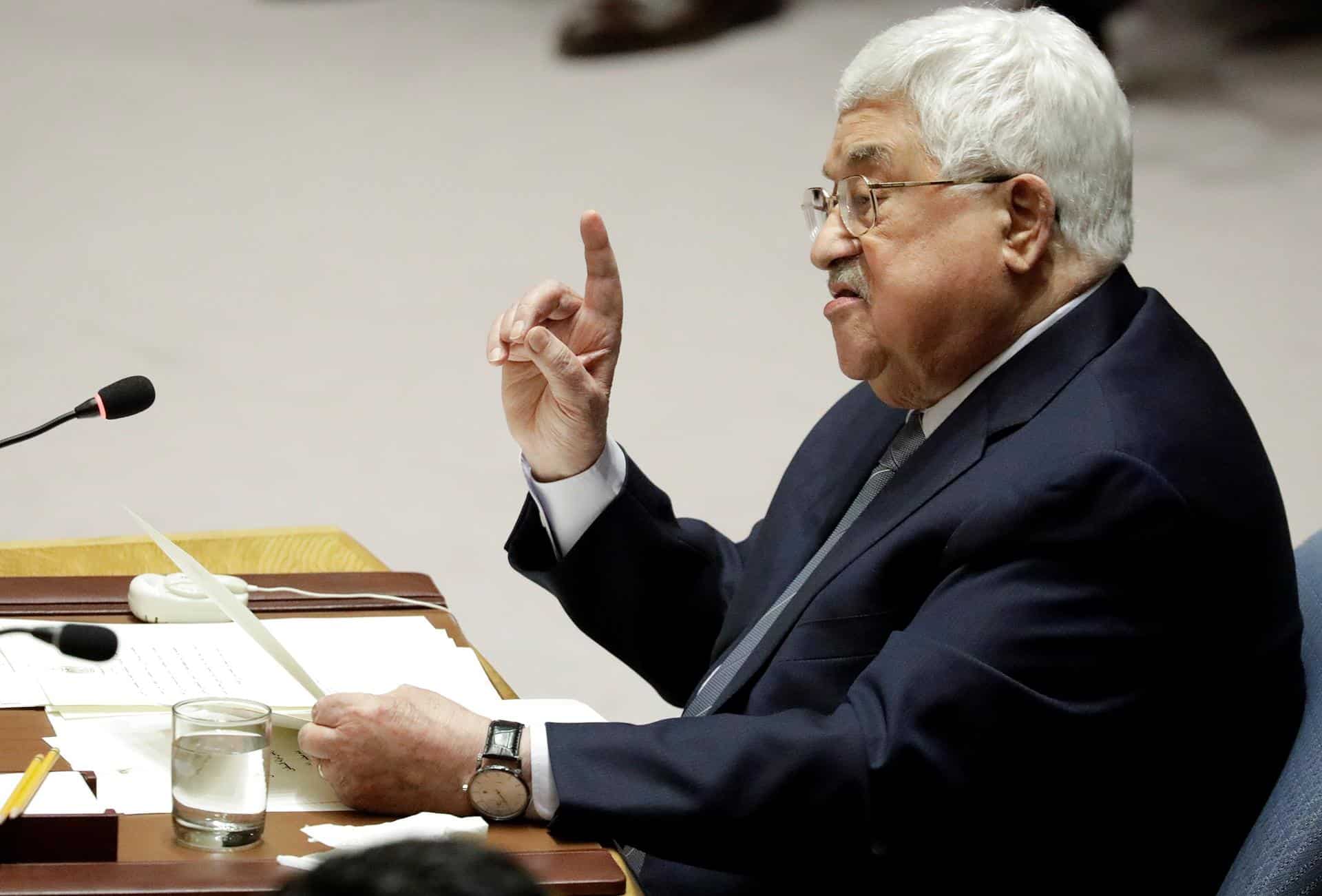 Abás acusa a Estados Unidos de ser responsable de la "ausencia de una solución política" en Palestina