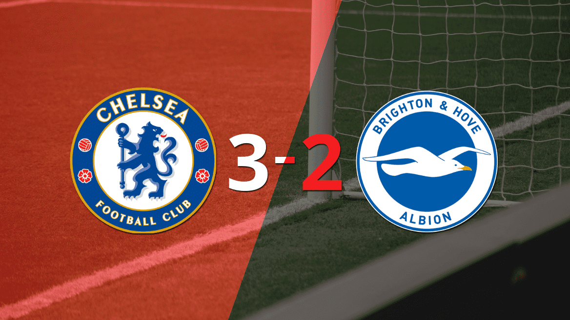 Chelsea gana 3-2 a Brighton and Hove con doblete de Enzo Fernández