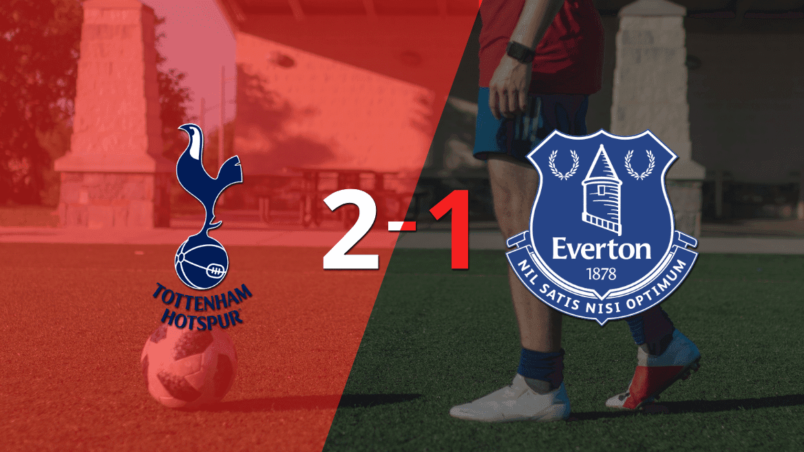 Tottenham sacó los 3 puntos en casa al vencer 2-1 a Everton