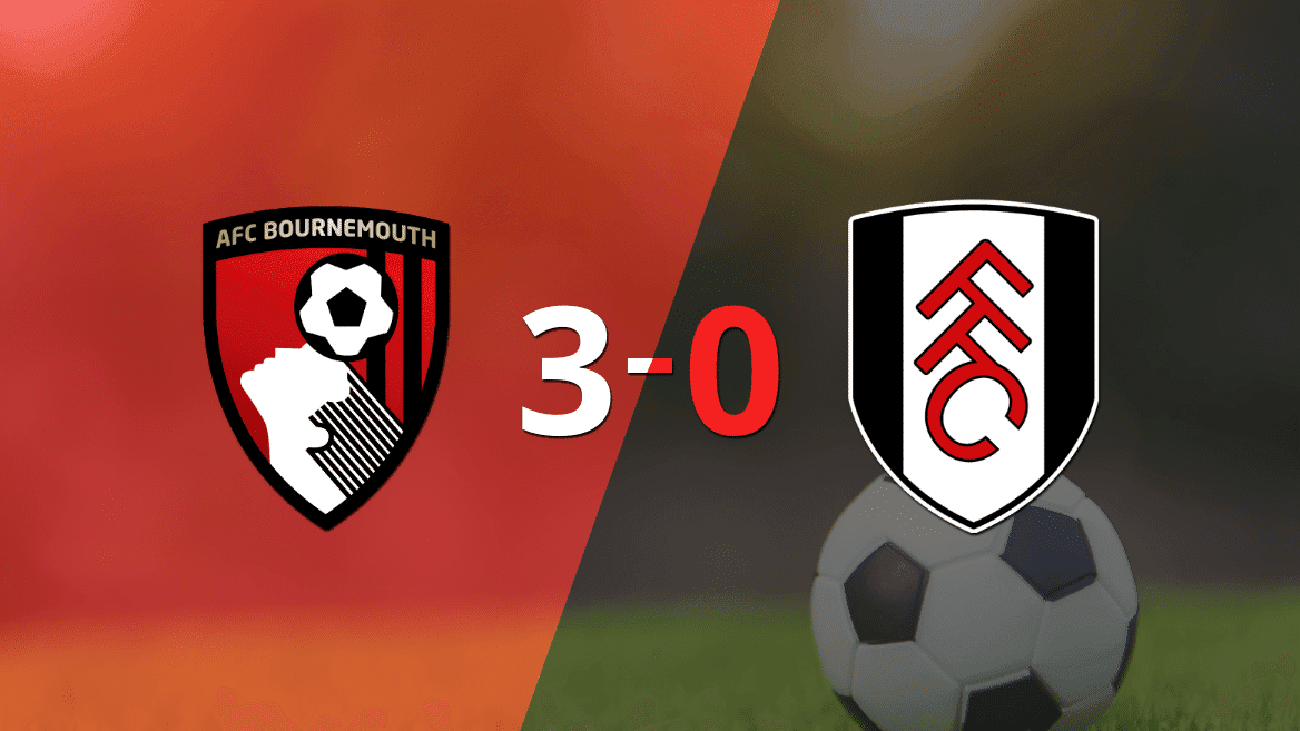 Goleada de Bournemouth 3 a 0 sobre Fulham