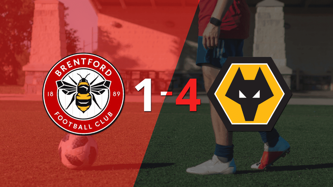 Con doblete de Hwang Heechan, Wolverhampton liquidó 4-1 a Brentford