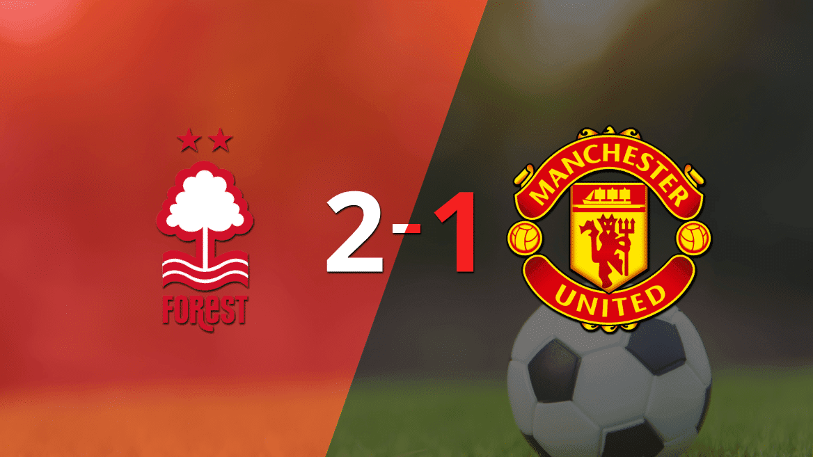 Manchester United cayó 2-1 en su visita a Nottingham Forest