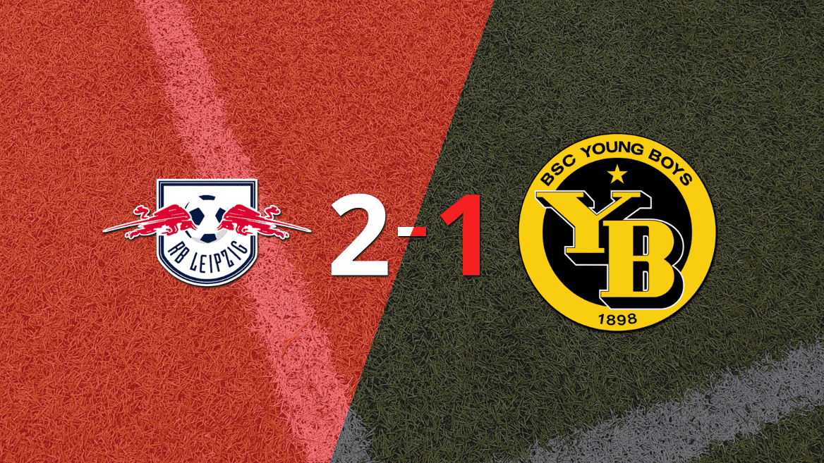 RB Leipzig derrotó 2-1 en casa a Young Boys