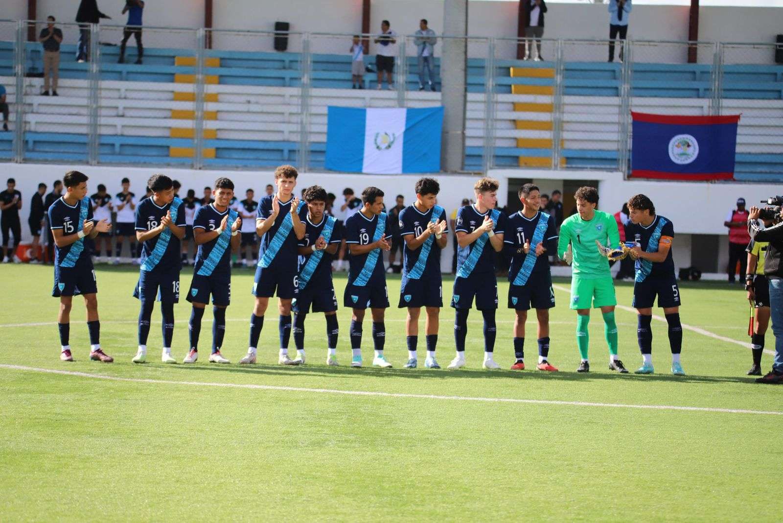 Selección Sub20 de Guatemala golea 5-0 a Belice en amistoso