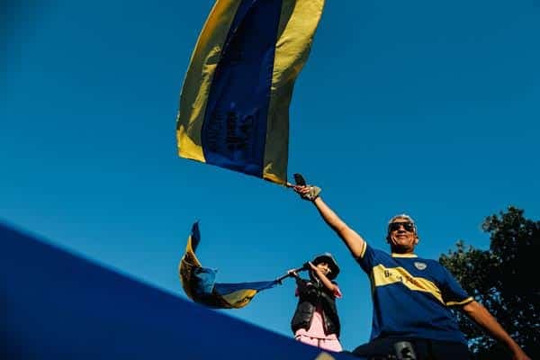 Fotografía de archivo de aficionados de Boca Juniors. EFE/ Juan Ignacio Roncoroni