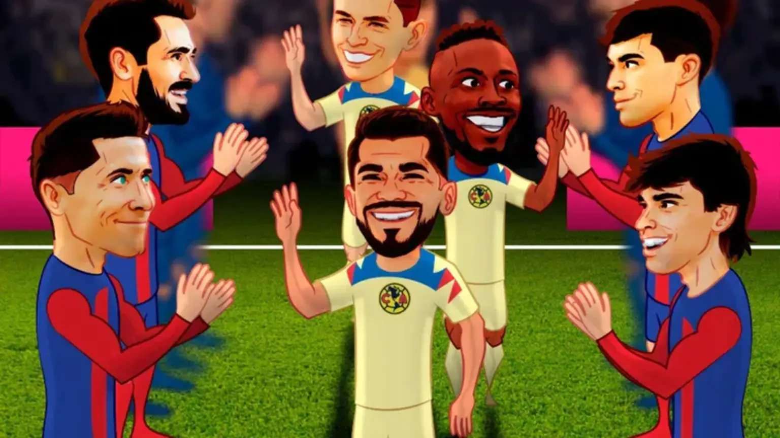 solicitan al barcelona hacer pasillo al america