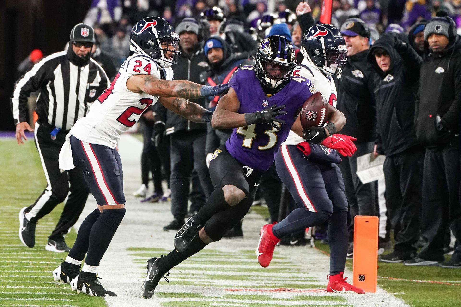 Ravens avanza a la final de la AFC con triunfo sobre los Texans