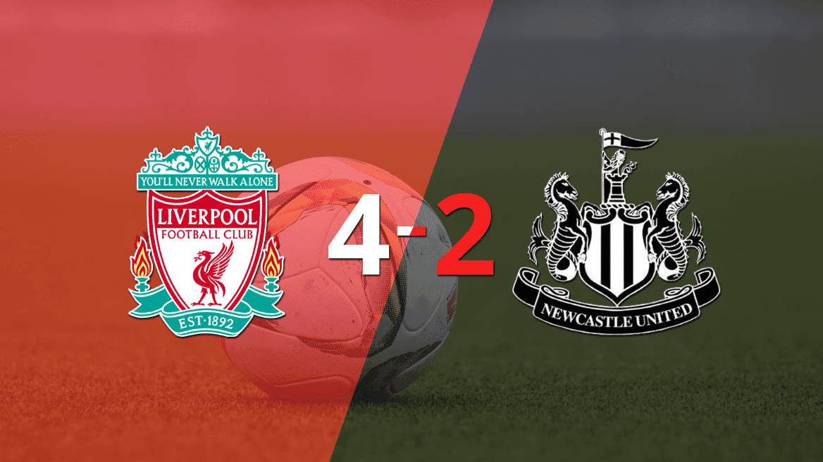 Doblete de Mohamed Salah en el triunfo 4-2 de Liverpool frente a Newcastle United