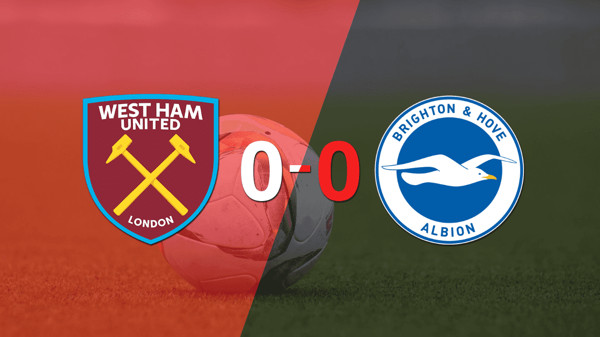West Ham United y Brighton and Hove igualaron sin goles en el marcador