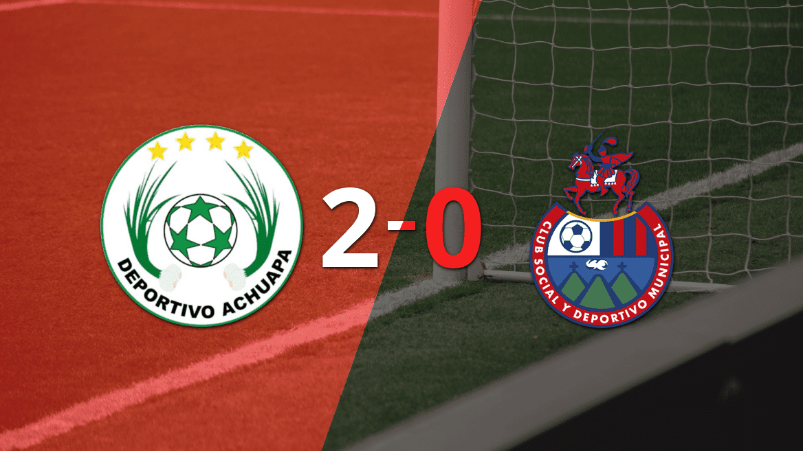 En su casa, Achuapa le ganó a Municipal por 2-0
