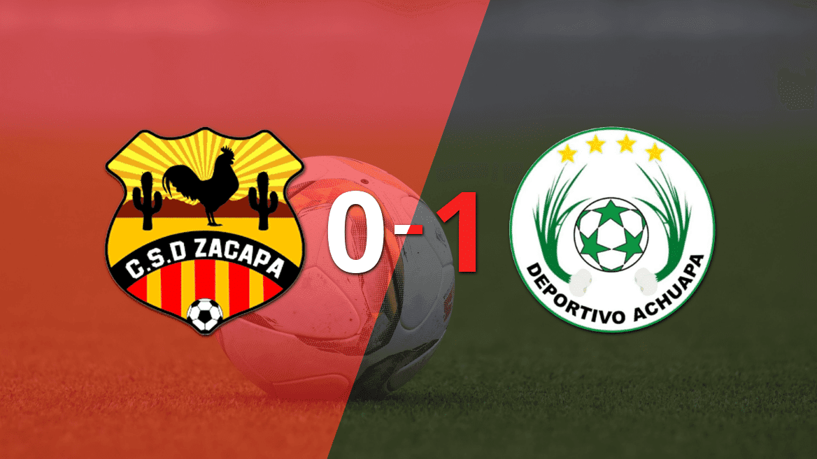 Achuapa se quedó con el triunfo 1-0 ante Zacapa con un gol de Eliser Quiñones