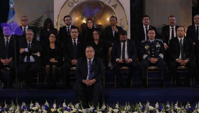 Alejandro Giammattei presentó su último informe como Presidente de la República