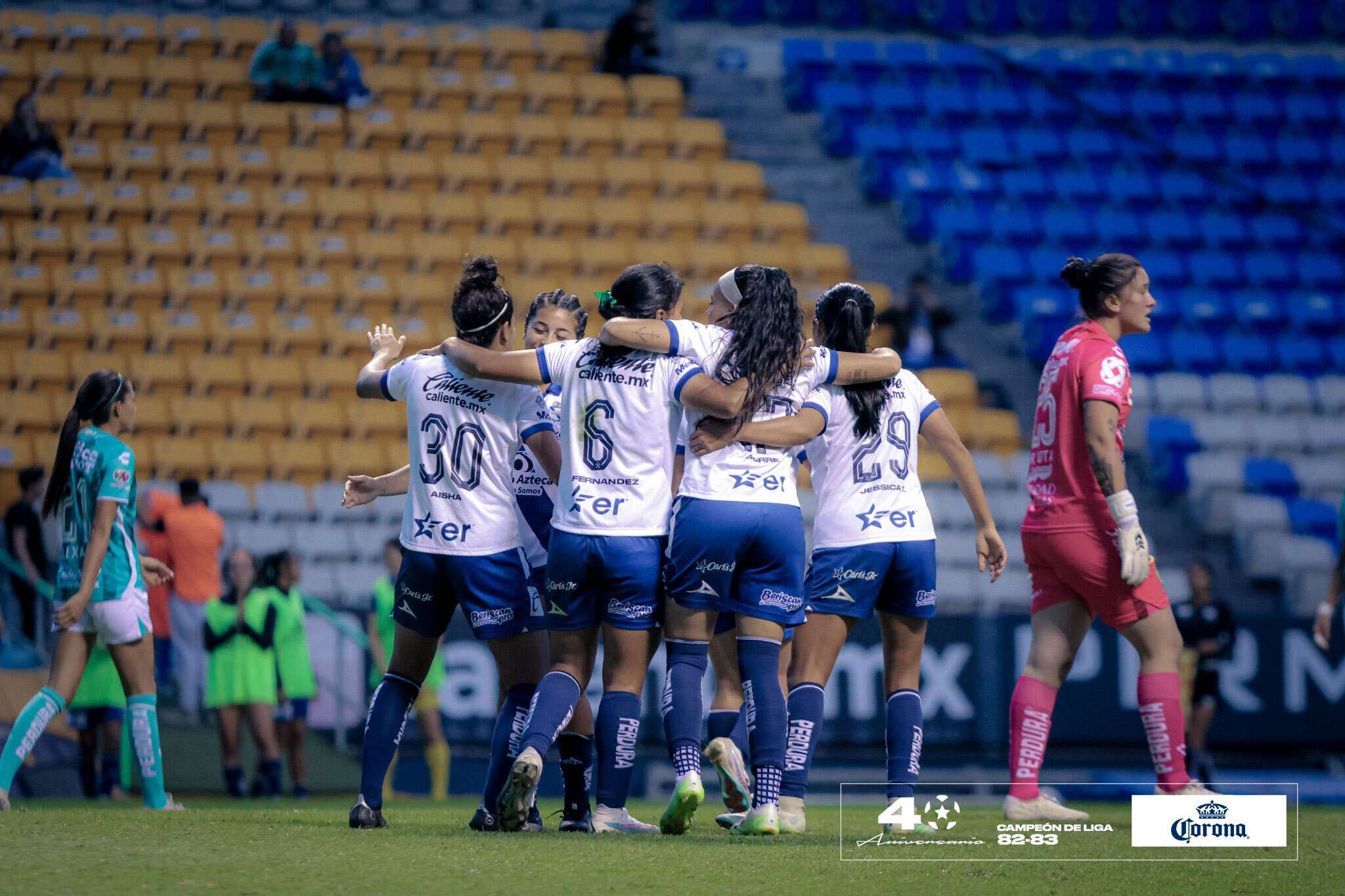 Puebla femenil remonta y gana al León con goles de Savianna Gómez y Aisha Solórzano legionarios