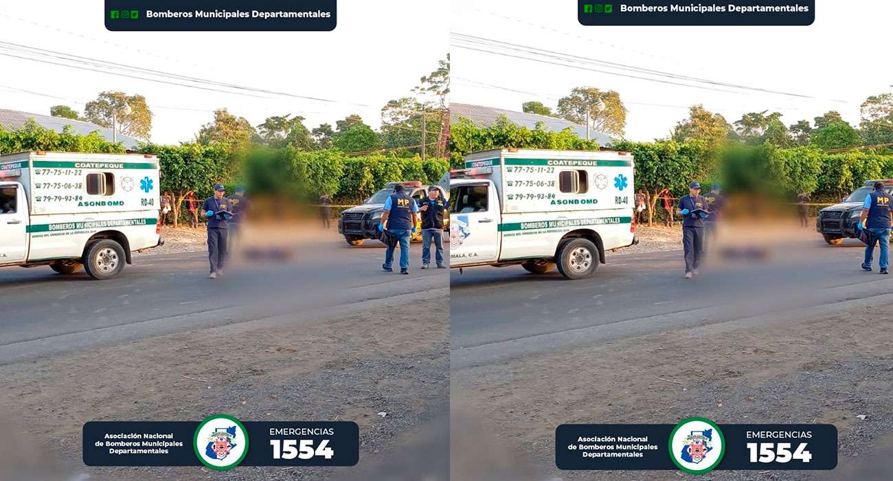 Joven fallece atropellado en Coatepeque, Quetzaltenango