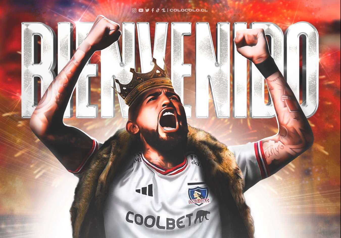 Colo Colo venció por 3-4 al uruguayo Liverpool en su último amistoso de pretemporada disputado en Montevideo, mientras que también anunció la incorporación del centrocampista Arturo Vidal.