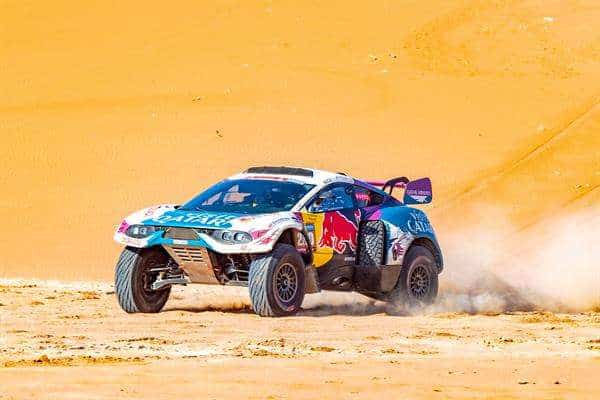 El catarí Nasser Al-Attiyah durante la sexta etapa del Dakar EFE/EPA/Gerard Laurenssen