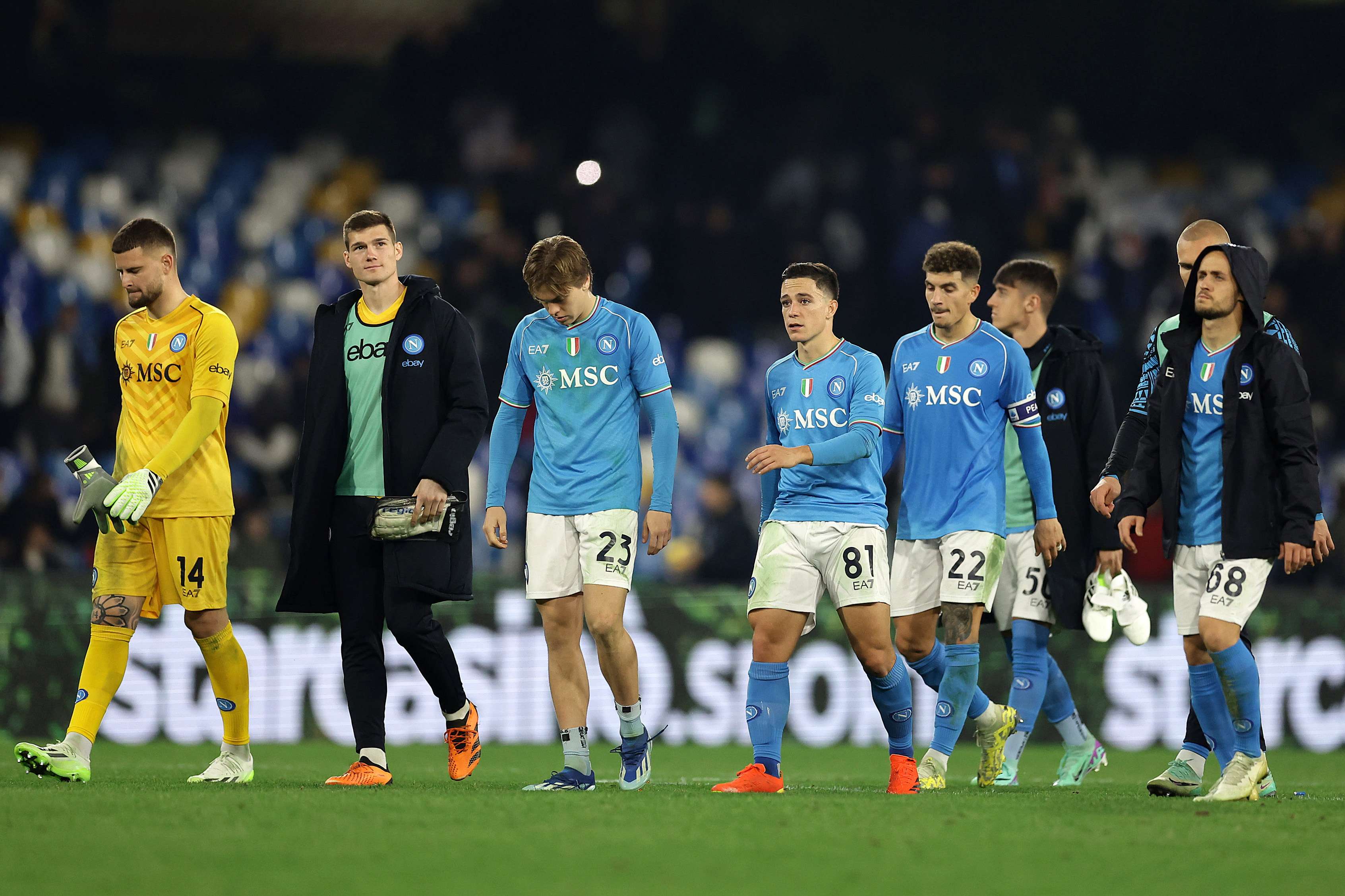 Napoli derrotado en serie a