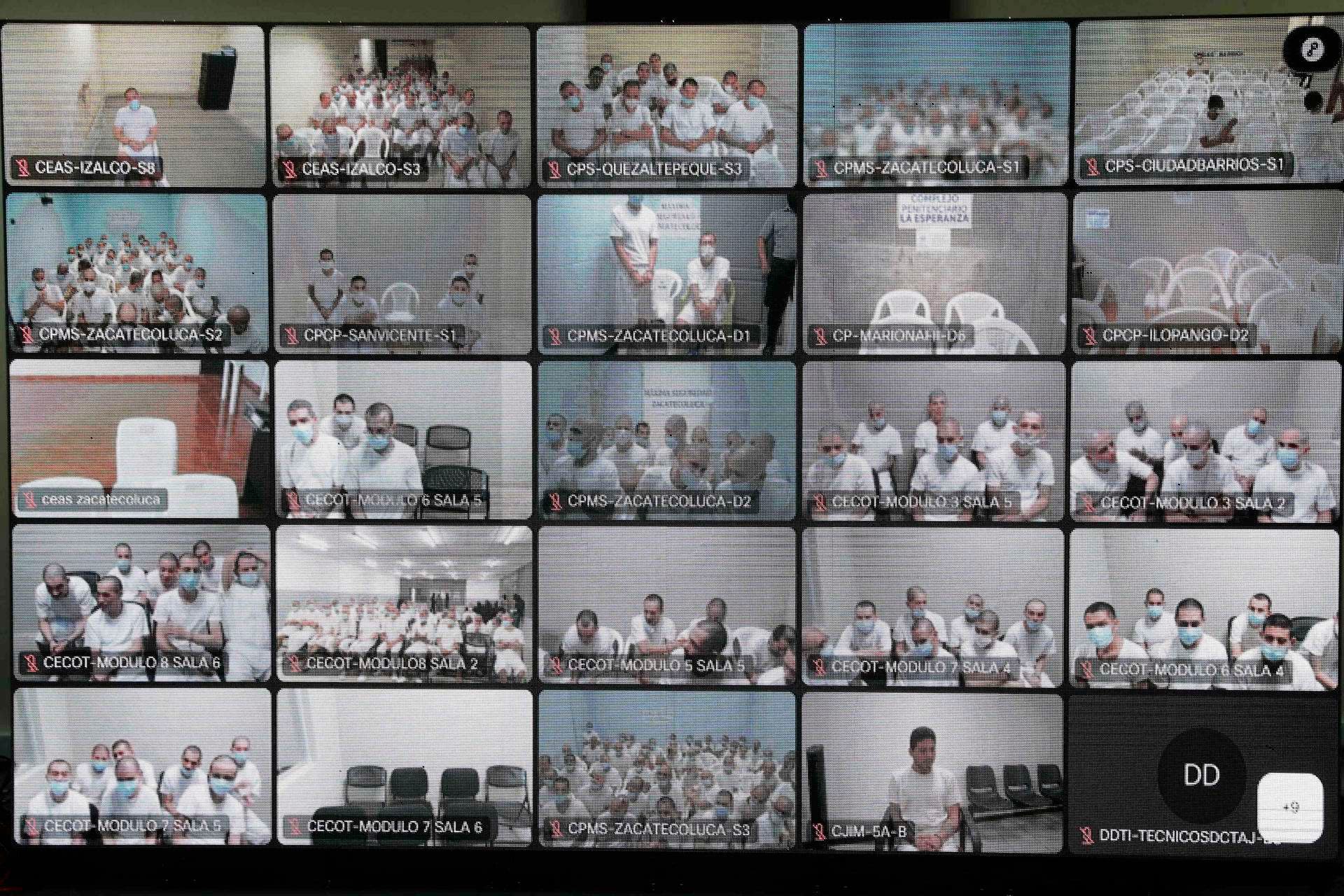 En El Salvador procesan a 492 privador de libertad por varios delitos