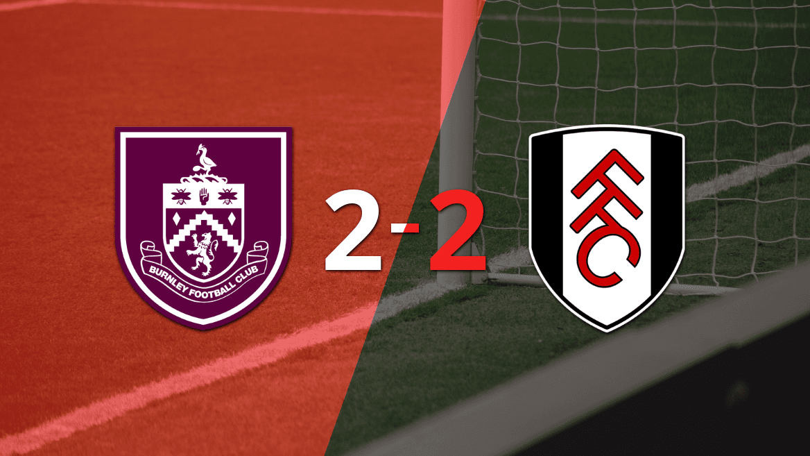 Con doblete de David  Fofana, Burnley empató con Fulham 2-2