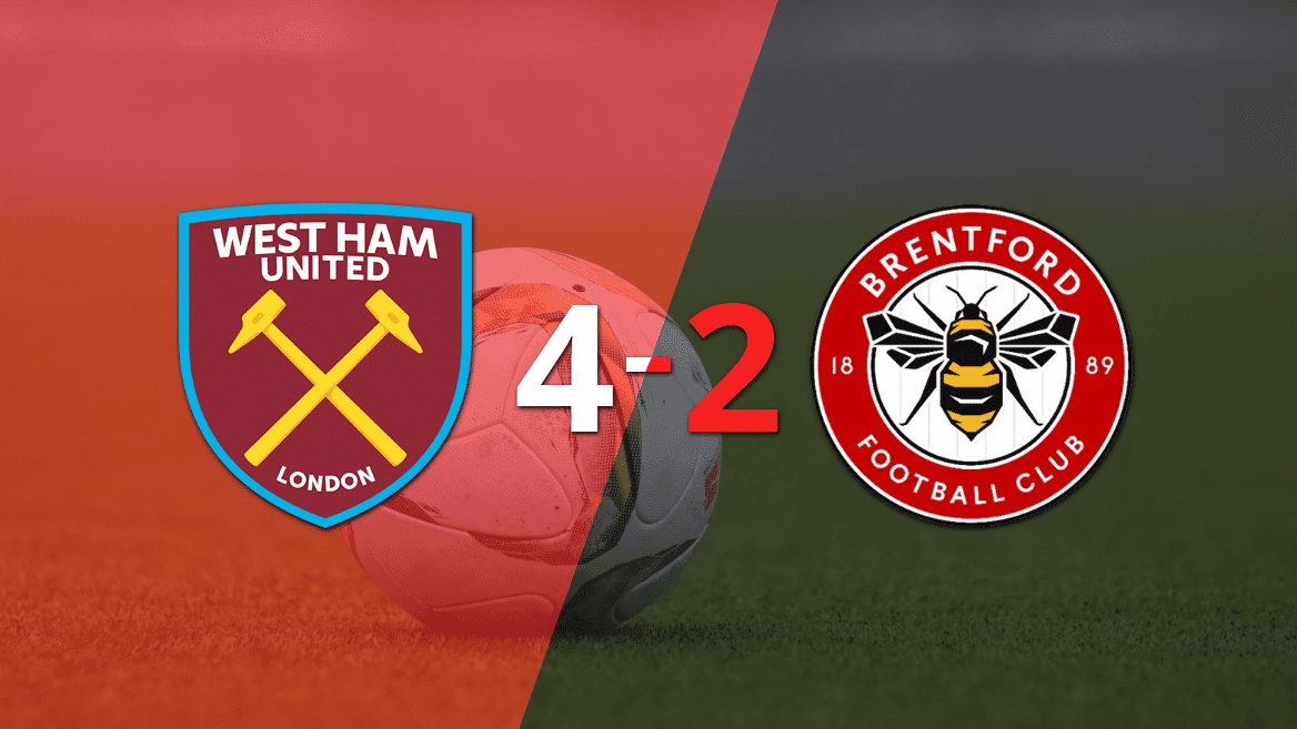 West Ham United logró sacar el triunfo ante Brentford con triplete de Jarrod Bowen
