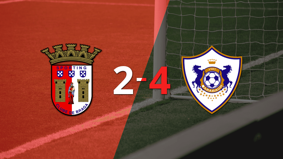 Qarabag le ganó en la ida a SC Braga