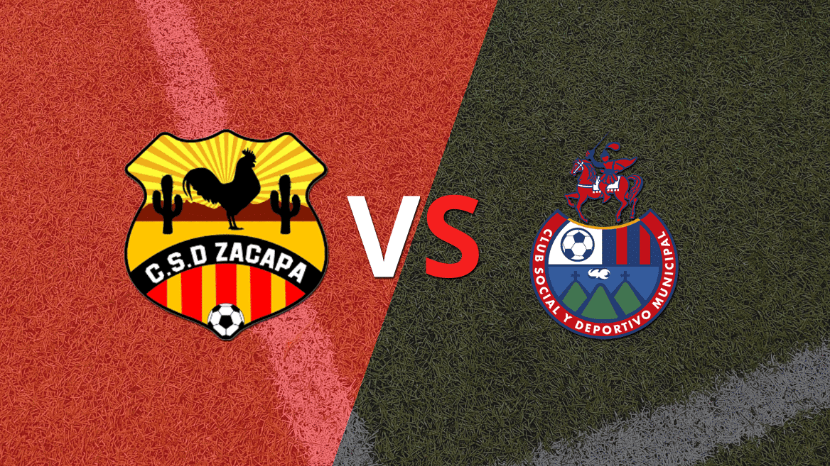 El segundo tiempo comienza sin goles entre Zacapa y Municipal