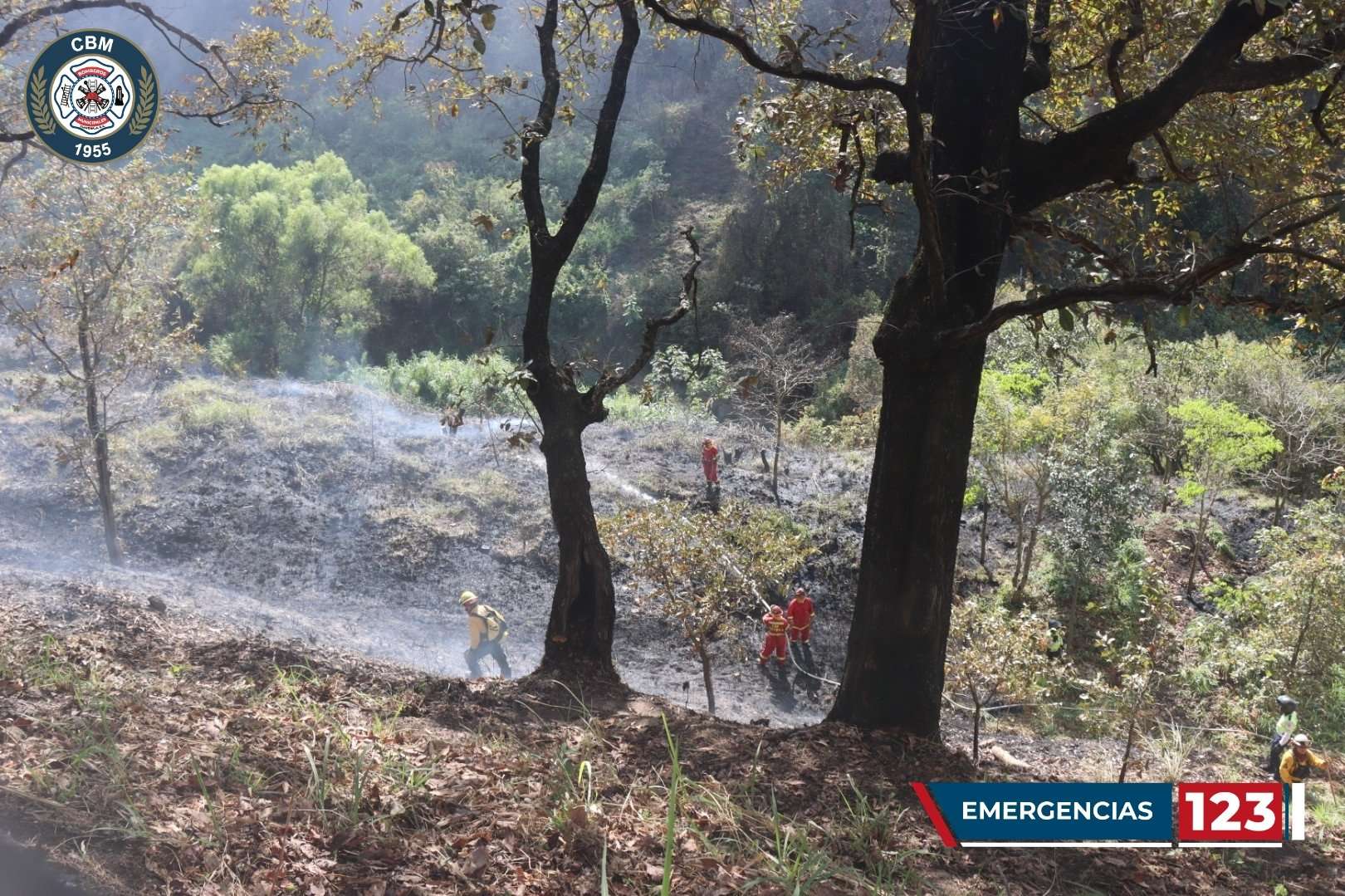Incendio en Columpio de vista hermosa Zona 15 fue controlado