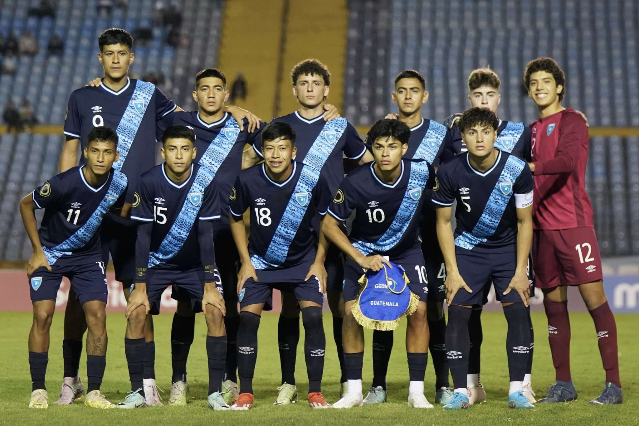 Selección Guatemala golea a San Martin (6-0) y lidera el clasificatorio Sub20