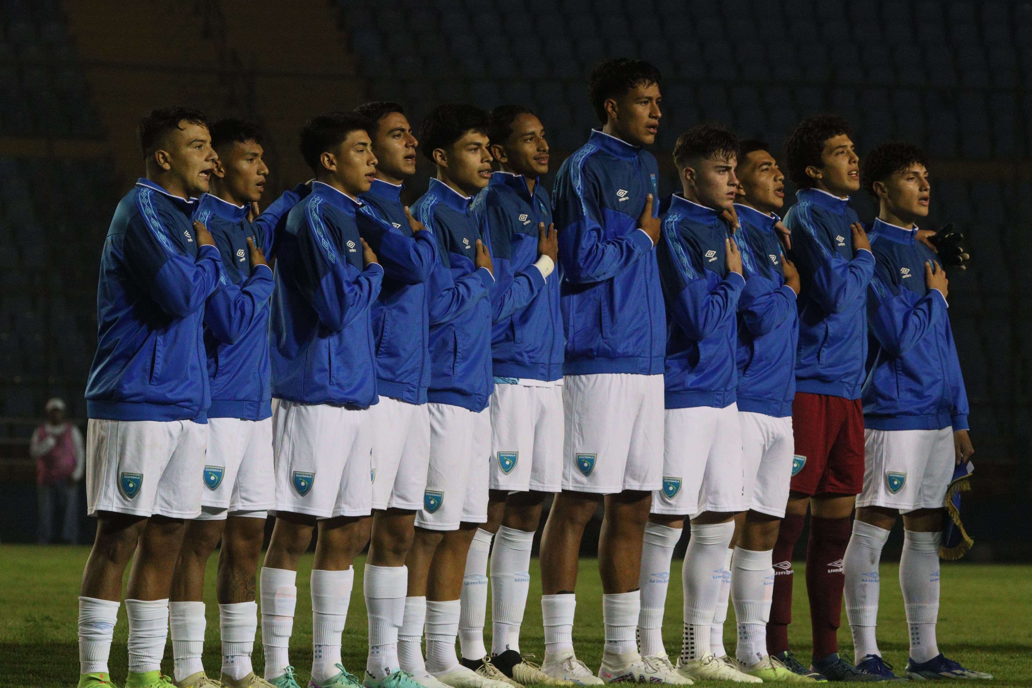 Selección Sub20 de Guatemala en clasificatorio 2024