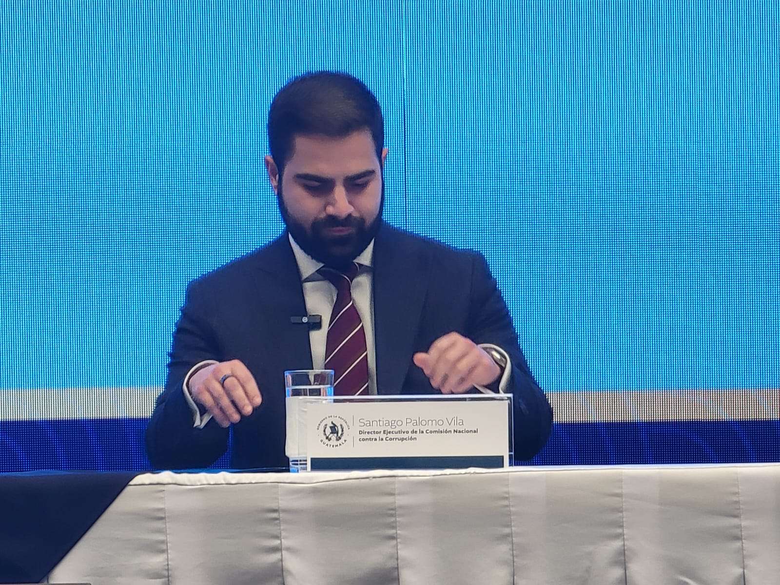 Santiago Palomo Comisión Nacional Contra la Corrupción