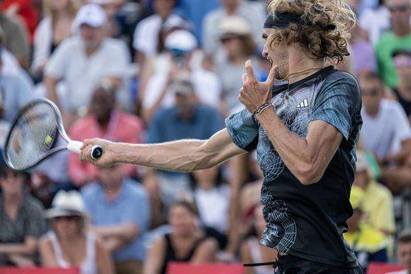 El tenista alemán Alexander Zverev en una imagen de archivo. EFE/ Julio César Rivas