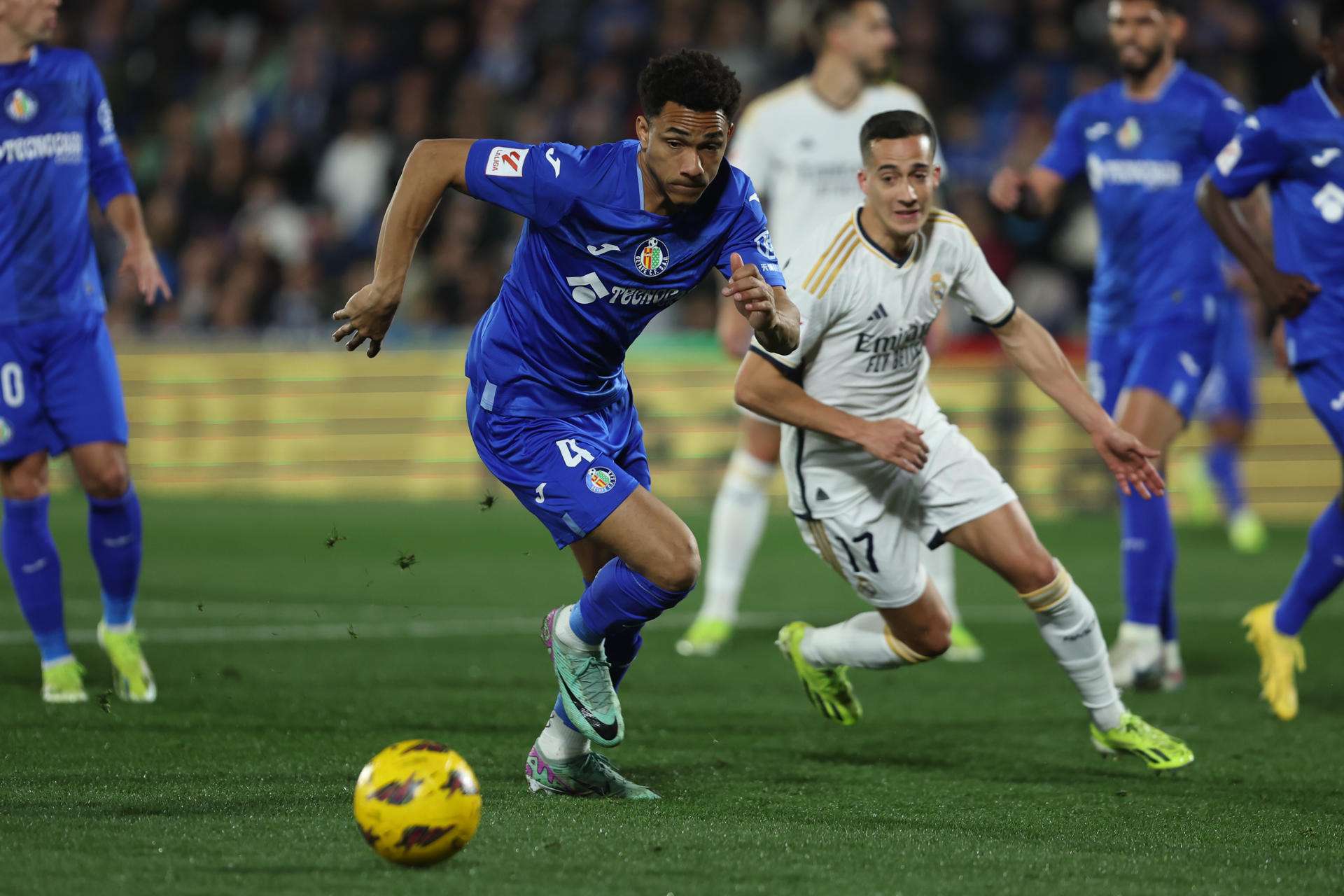 Lucas Vázquez sobre Joselu