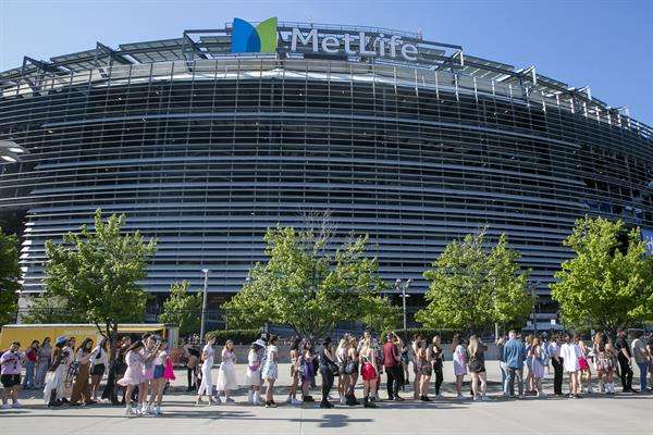 Vista exterior del MetLife Stadium de New Rutherford, en Nueva Jersey, acogerá la gran final del Mundial 2026 en una fotografía de archivo. EFE/ Sarah Yenesel
