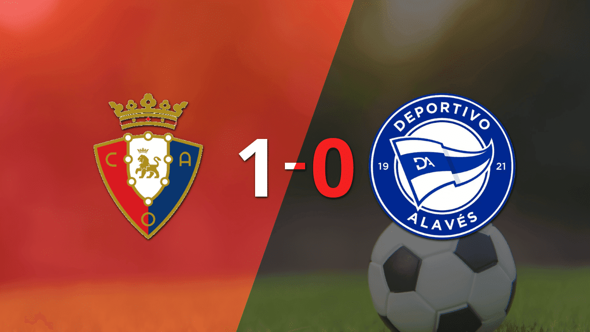 Osasuna derrotó 1-0 a Alavés