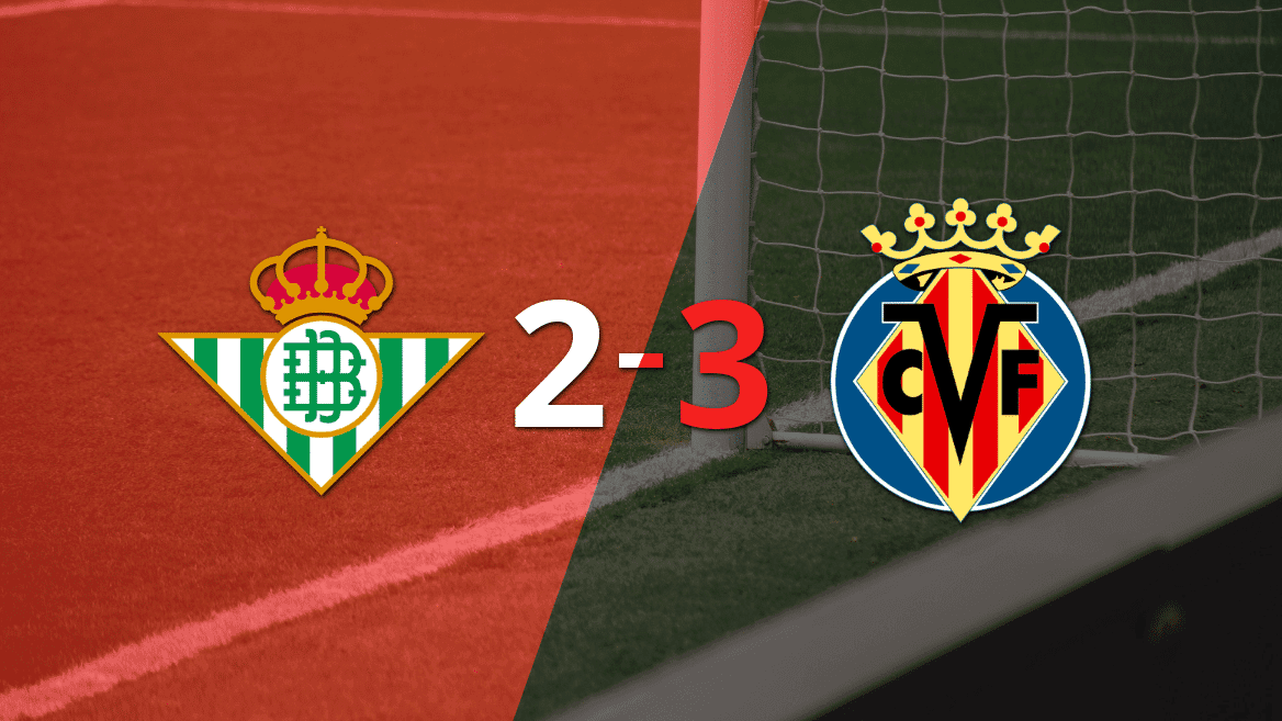 ¡Partidazo! Villarreal le ganó 3-2 a Betis