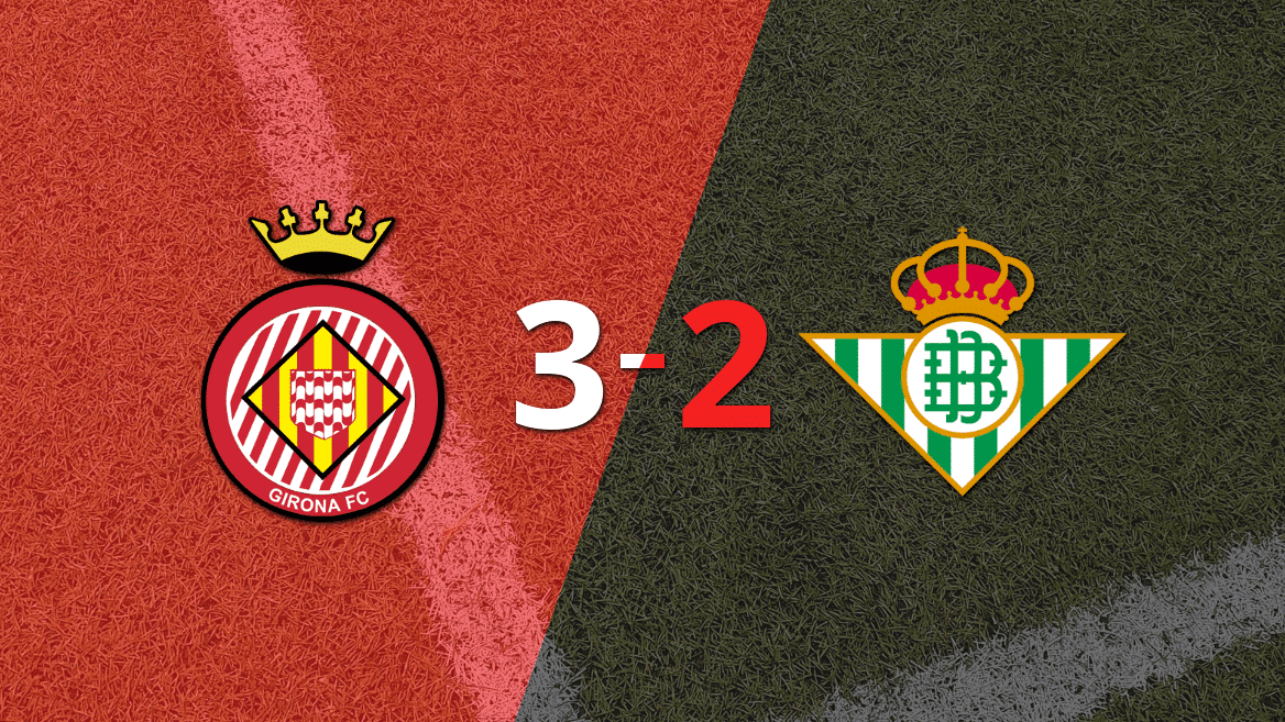 Artem Dovbyk anota doblete en la victoria por 3 a 2 de Girona sobre Betis
