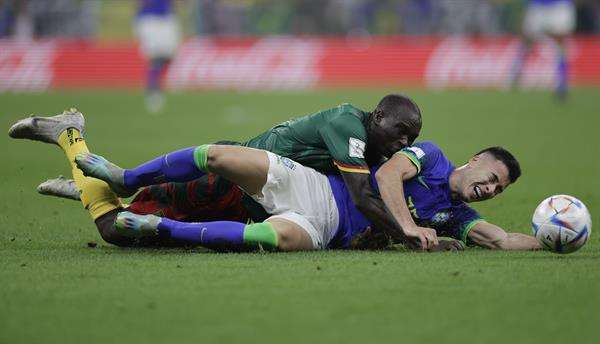 Gabriel Martinelli de Brasil, en una fotografía de archivo. EFE/ Antonio Lacerda