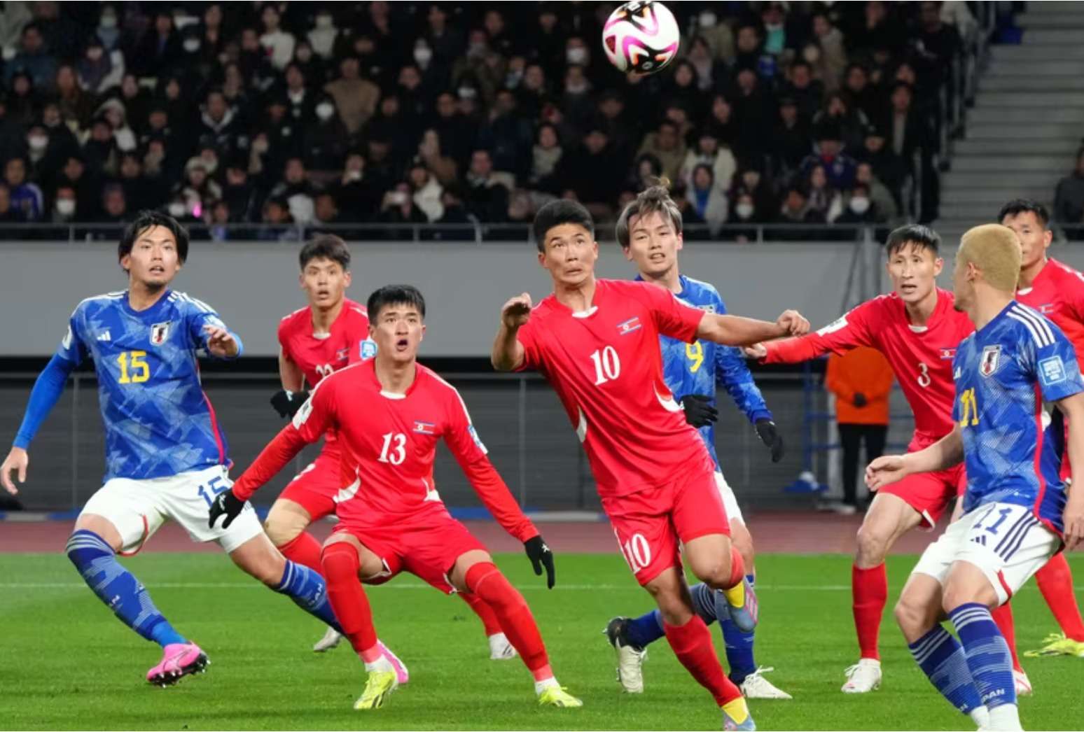 el encuentro Corea del Norte-Japón clasificatorio para el Mundial de 2026 que debía celebrarse en Pionyang el próximo día 26 no tendrá lugar en la capital norcoreana.