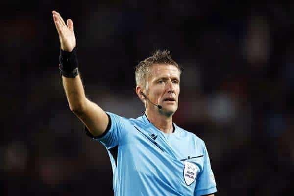 Foto de archivo del árbitro italiano Daniele Orsato, que dirigirá el partido de vuelta de los cuartos de final de la Liga de Campeones entre el Manchester City el Real Madrid. EFE/EPA/MAURICE VAN STEEN