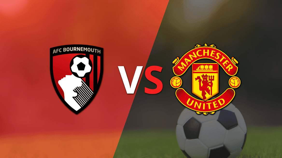 Bournemouth y Manchester United empatan en un partido muy parejo