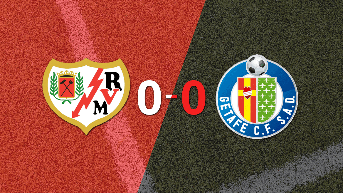 Rayo Vallecano y Getafe no se sacaron ventaja y terminaron sin goles