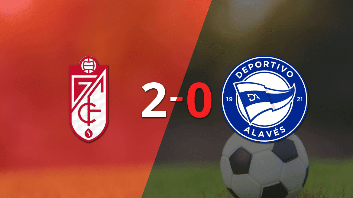 Granada dominó a Alavés con un 2-0 en un partido electrizante
