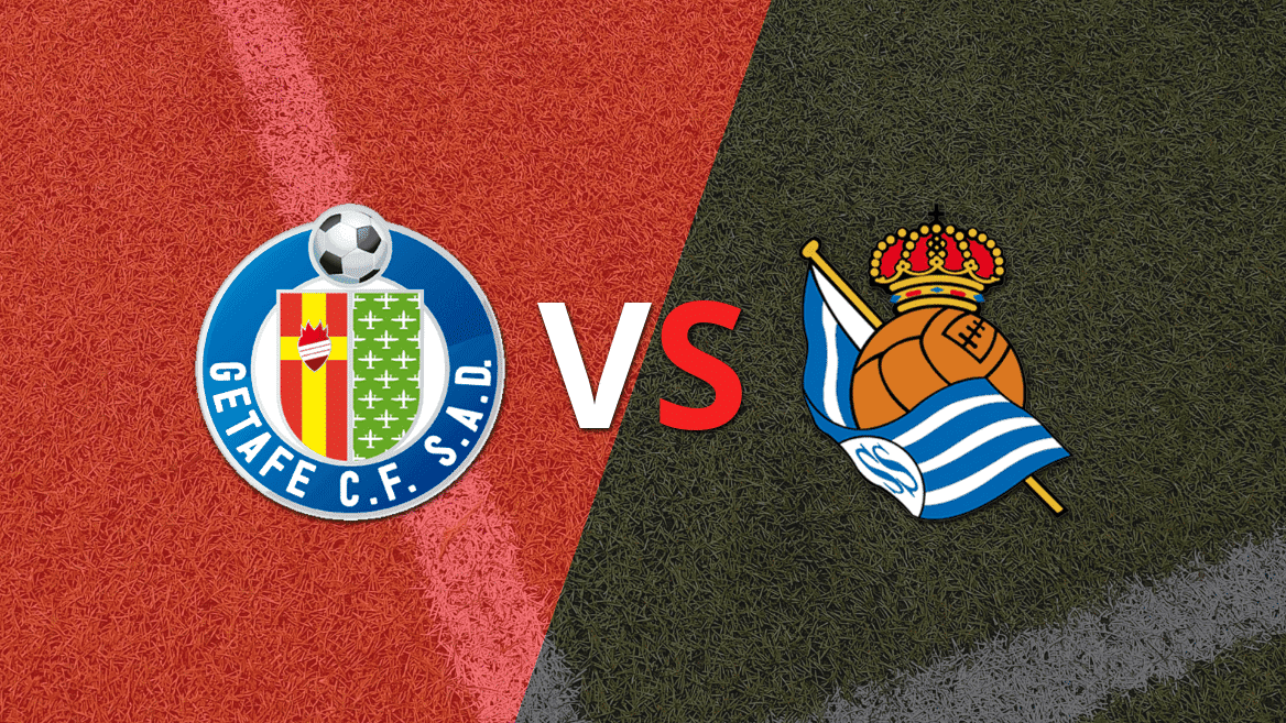 Se juega el segundo tiempo buscando el desempate entre Getafe y Real Sociedad